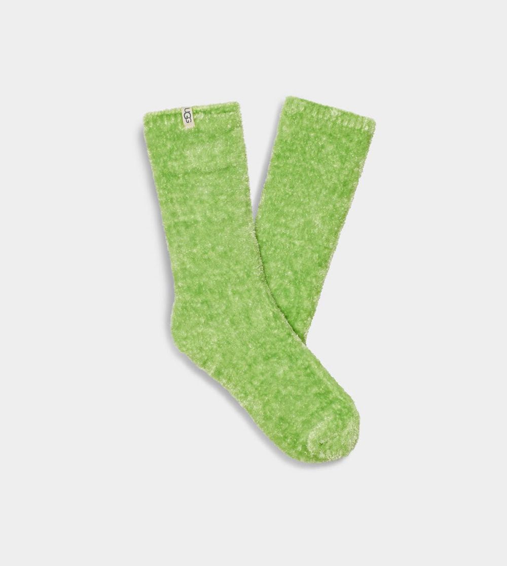 Ugg Sock Womens - Ugg Pride Leda Cozy Green - 837VLPWON